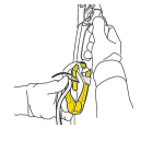 کارابین قرقره دار ساده رول کلیپ پتزل PETZL ROLLCLIP A - Image 2