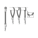 تسمه کارگاهی قلاب دار کانکشن فیکس پتزل PETZL CONNEXION FIXE - Image 3