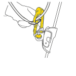 کارابین قرقره دار ساده رول کلیپ پتزل PETZL ROLLCLIP A - Image 3