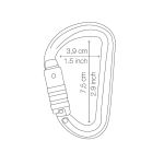 کارابین پیچ دی شکل اس ام دی پتزل PETZL SMD - Image 4