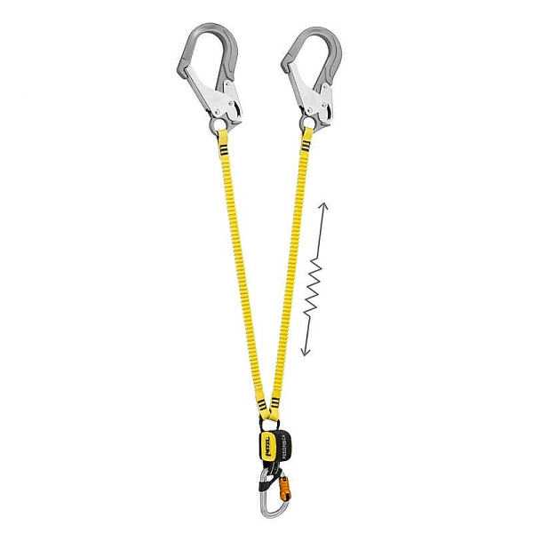 لنیارد جاذب انرژی دو شاخه 150cm ابزوربیکا پتزل PETZL ABSORBICA Y MGO 150