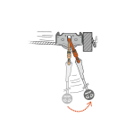 قرقره دوتایی بلبرینگی ویژه کابل و طناب ترک گاید پتزل Petzl TRAC GUIDE - Image 4